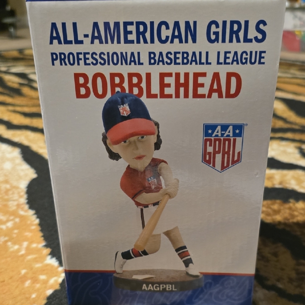 AAGPBL Baseball Player Bobblehead